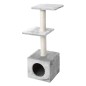 Ebi Albero Classico per Gatti Palazzo 30x30x90 cm Grigio Ebi Albero Classico per Gatti Palazzo 30x30x90 cm Grigio