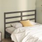 Testiera per Letto Grigia 141x4x100cm in Legno Massello di Pino Testiera per Letto Grigia 141x4x100cm in Legno Massello di Pino