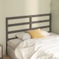 Testiera per Letto Grigia 141x4x100cm in Legno Massello di Pino Testiera per Letto Grigia 141x4x100cm in Legno Massello di Pino