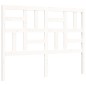 vidaXL Giroletto con Testiera Bianco Small Double Legno Massello