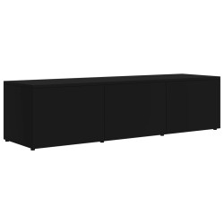 vidaXL Mobile TV Nero 120x34x30 cm in Truciolato