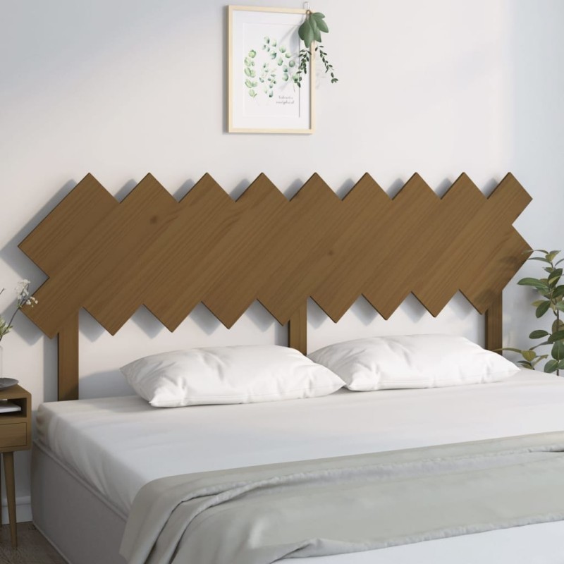 Testiera per Letto Miele 178x3x80,5cm in Legno Massello di Pino Testiera per Letto Miele 178x3x80,5cm in Legno Massello di Pino