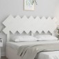 Testiera per Letto Bianca 159,5x3x80,5cm Legno Massello di Pino Testiera per Letto Bianca 159,5x3x80,5cm Legno Massello di Pino