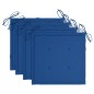 Sedie da Pranzo da Giardino con Cuscini 3 pz Massello di Acacia Sedie da Pranzo da Giardino con Cuscini 3 pz Massello di Acacia