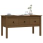 Tavolino da Salotto Miele 102x49x55cm in Legno Massello di Pino Tavolino da Salotto Miele 102x49x55cm in Legno Massello di Pino