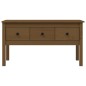 Tavolino da Salotto Miele 102x49x55cm in Legno Massello di Pino Tavolino da Salotto Miele 102x49x55cm in Legno Massello di Pino