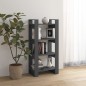 Libreria/Divisorio Grigio 60x35x125 cm Legno Massello Libreria/Divisorio Grigio 60x35x125 cm Legno Massello