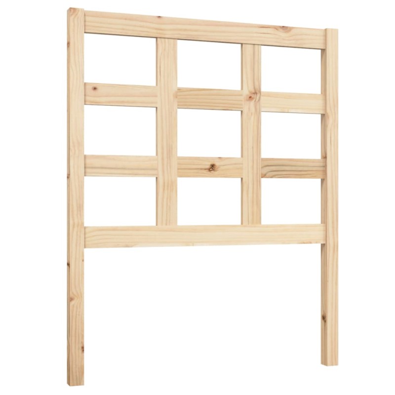 Testiera per Letto 80,5x4x100 cm in Legno Massello di Pino Testiera per Letto 80,5x4x100 cm in Legno Massello di Pino