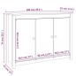 Credenza Miele 100x35x74 cm in Legno Massello di Pino Credenza Miele 100x35x74 cm in Legno Massello di Pino