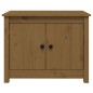 Tavolino da Salotto Miele 71x49x55 cm in Legno Massello di Pino