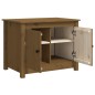 Tavolino da Salotto Miele 71x49x55 cm in Legno Massello di Pino