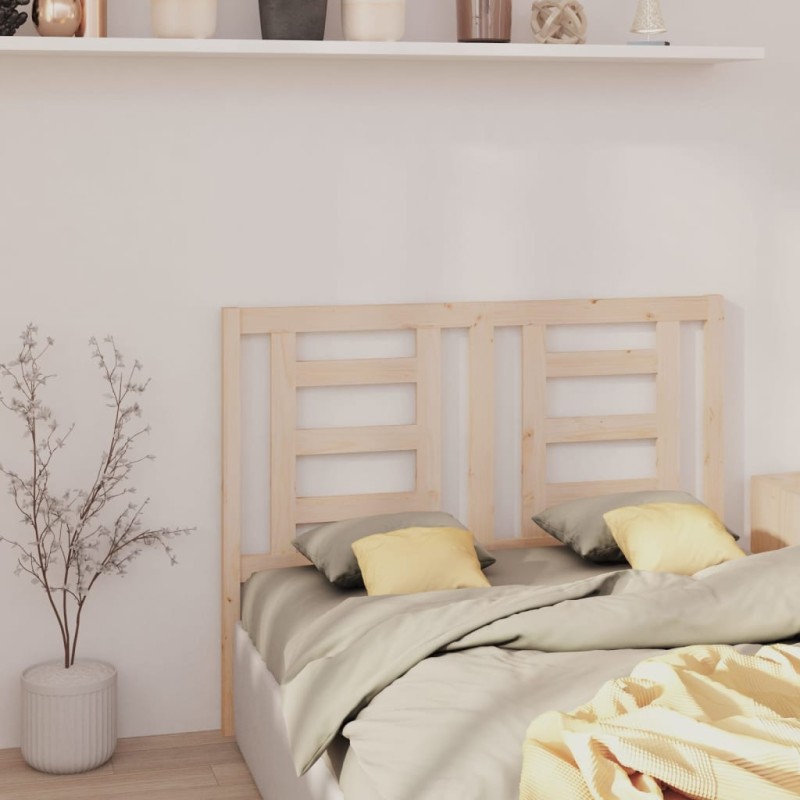 Testiera per Letto 156x4x100 cm in Legno Massello di Pino Testiera per Letto 156x4x100 cm in Legno Massello di Pino