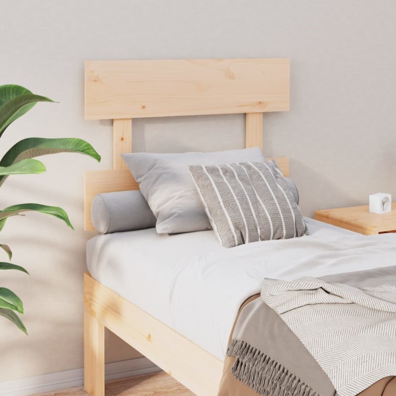 Testiera per Letto 103,5x3x81 cm Legno Massello di Pino Testiera per Letto 103,5x3x81 cm Legno Massello di Pino