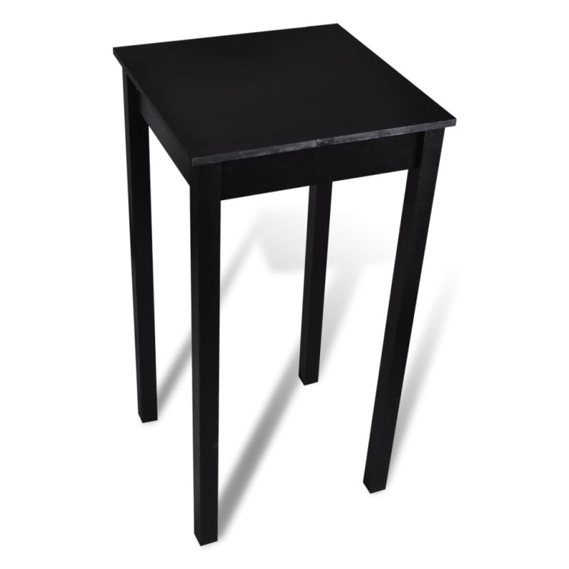 Tavolo da Bar in MDF Nero 55x55x107 cm