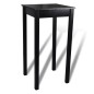 Tavolo da Bar in MDF Nero 55x55x107 cm