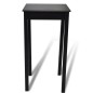 Tavolo da Bar in MDF Nero 55x55x107 cm