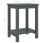 vidaXL Comodino Grigio Scuro 35x30x47 cm in Legno Massello di Pino vidaXL Comodino Grigio Scuro 35x30x47 cm in Legno Massello di Pino