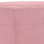 vidaXL Poggiapiedi Rosa 60x50x41 cm in Velluto vidaXL Poggiapiedi Rosa 60x50x41 cm in Velluto