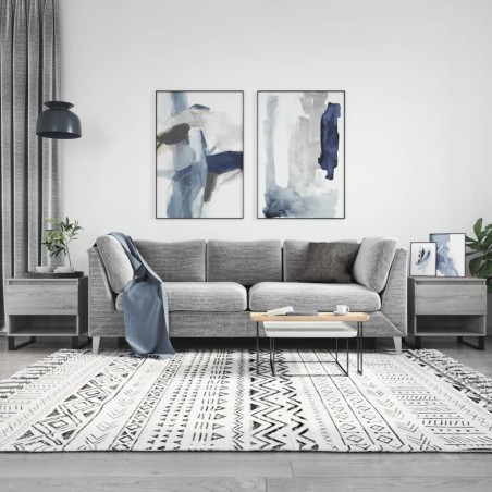 vidaXL Tavolini Salotto 2pz Grigio Sonoma 50x46x50cm Legno Multistrato