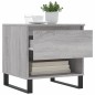 vidaXL Tavolini Salotto 2pz Grigio Sonoma 50x46x50cm Legno Multistrato