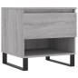 vidaXL Tavolini Salotto 2pz Grigio Sonoma 50x46x50cm Legno Multistrato