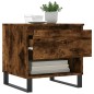 vidaXL Tavolini Salotto 2pz Rovere Fumo 50x46x50 cm Legno Multistrato vidaXL Tavolini Salotto 2pz Rovere Fumo 50x46x50 cm Legno Multistrato