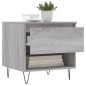 vidaXL Tavolini Salotto 2pz Grigio Sonoma 50x46x50cm Legno Multistrato vidaXL Tavolini Salotto 2pz Grigio Sonoma 50x46x50cm Legno Multistrato