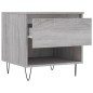 vidaXL Tavolini Salotto 2pz Grigio Sonoma 50x46x50cm Legno Multistrato vidaXL Tavolini Salotto 2pz Grigio Sonoma 50x46x50cm Legno Multistrato