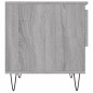 vidaXL Tavolini Salotto 2pz Grigio Sonoma 50x46x50cm Legno Multistrato vidaXL Tavolini Salotto 2pz Grigio Sonoma 50x46x50cm Legno Multistrato