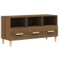 Mobile TV Rovere Marrone 102x36x50 cm in Legno Multistrato Mobile TV Rovere Marrone 102x36x50 cm in Legno Multistrato