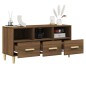 Mobile TV Rovere Marrone 102x36x50 cm in Legno Multistrato Mobile TV Rovere Marrone 102x36x50 cm in Legno Multistrato