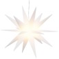 vidaXL Illuminazione Stella Moravia con LED Pieghevole Bianca 43cm
