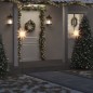 vidaXL Luce Stella Moravia con Picco Terra LED Pieghevole Bianca 57cm