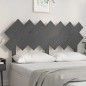 Testiera per Letto Grigia141x3x80,5cm in Legno Massello di Pino Testiera per Letto Grigia141x3x80,5cm in Legno Massello di Pino