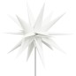 vidaXL Luce Stella Moravia con Picco Terra LED Pieghevole Bianca 57cm