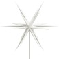 vidaXL Luce Stella Moravia con Picco Terra LED Pieghevole Bianca 57cm