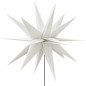 vidaXL Luce Stella Moravia con Picco Terra LED Pieghevole Bianca 57cm