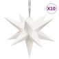 vidaXL Illuminazione Stella Moravia 10 LED Bianca 10 cm
