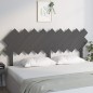 Testiera per Letto Grigio178x3x80,5cm in Legno Massello di Pino Testiera per Letto Grigio178x3x80,5cm in Legno Massello di Pino