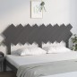 Testiera per Letto Grigio178x3x80,5cm in Legno Massello di Pino Testiera per Letto Grigio178x3x80,5cm in Legno Massello di Pino