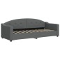 vidaXL Divano Letto con Materasso Grigio Scuro 80x200 cm in Tessuto vidaXL Divano Letto con Materasso Grigio Scuro 80x200 cm in Tessuto
