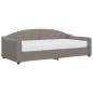 vidaXL Divano Letto con Materasso Tortora 90x200 cm in Tessuto vidaXL Divano Letto con Materasso Tortora 90x200 cm in Tessuto