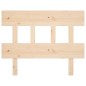 Testiera per Letto 103,5x3x81 cm Legno Massello di Pino