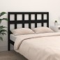 Testiera per Letto Nera 145,5x4x100cm in Legno Massello di Pino Testiera per Letto Nera 145,5x4x100cm in Legno Massello di Pino
