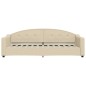 vidaXL Divano Letto con Letto Estraibile Crema 80x200 cm Tessuto vidaXL Divano Letto con Letto Estraibile Crema 80x200 cm Tessuto