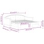 vidaXL Divano Letto con Letto Estraibile Grigio Scuro 100x200 Tessuto vidaXL Divano Letto con Letto Estraibile Grigio Scuro 100x200 Tessuto