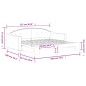 vidaXL Divano Letto con Letto Estraibile Grigio Scuro 90x190cm Tessuto vidaXL Divano Letto con Letto Estraibile Grigio Scuro 90x190cm Tessuto