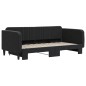 vidaXL Divano Letto con Letto Estraibile Nero 90x190 cm in Velluto vidaXL Divano Letto con Letto Estraibile Nero 90x190 cm in Velluto