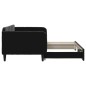 vidaXL Divano Letto con Letto Estraibile Nero 90x190 cm in Velluto vidaXL Divano Letto con Letto Estraibile Nero 90x190 cm in Velluto