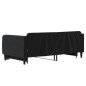 vidaXL Divano Letto con Letto Estraibile Nero 90x190 cm in Velluto vidaXL Divano Letto con Letto Estraibile Nero 90x190 cm in Velluto